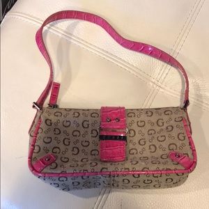 Tan Guess Mini Bag